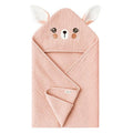 100% Cotton 4-Layer Gauze Hooded Baby Towel – Skin-Friendly, Reusable Newborn Blanket with Cute Pattern
