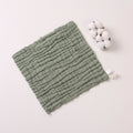 100% Muslin Cotton Baby Wash Cloth – 30*30 CM 6-Layer Solid Color Gauze Square Scarf